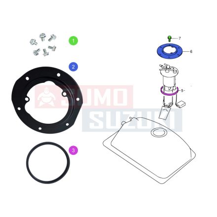Suzuki Jimny üzemanyag pumpa tömítés KIT