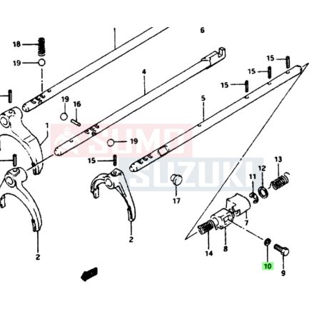 Suzuki Samurai SJ413 alátét fokozat váltónál 09162-08008