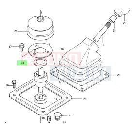 Suzuki Samurai SJ410-413 alátét 09164-24003