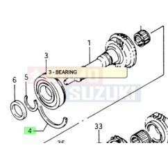   Suzuki Samurai SJ410,SJ413 zéger nyelestengely csapágyhoz 09390-68002