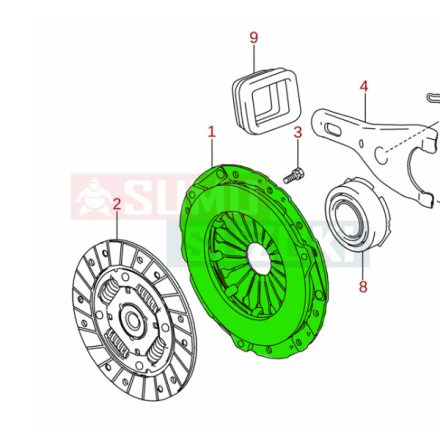 Suzuki Jimny 2018-től kuplungszerkezet 22100-78R00