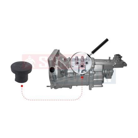 Suzuki Samurai sebváltóház gumidugó