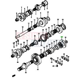 Suzuki Samurai SJ413 menesztő tárcsa 27110-83661