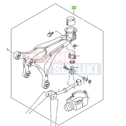 Suzuki Jimny sebességváltó kar ház 28102-76J03