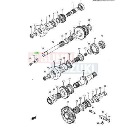 Suzuki Samurai lemez osztóműben 29136-80050