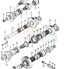 Suzuki Samurai osztomű fogaskerék első 29231-80050
