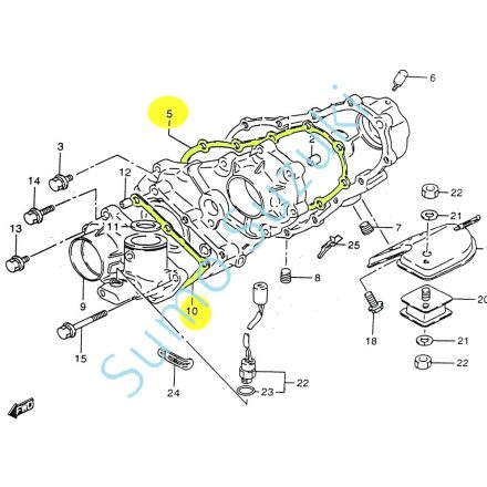 Suzuki Samurai Osztómű ház tömités készlet 29525-80050 29535-80050 SJ410 SJ413