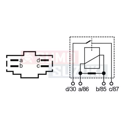Suzuki Samurai SJ419 üzemanyag befecskendező relé 31850-85C00