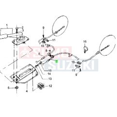 Suzuki Samurai SJ419 kézifék bowden bal 45049-00000