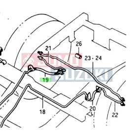 Suzuki Samurai Brake Hose Rear Rubber 51560-83031
