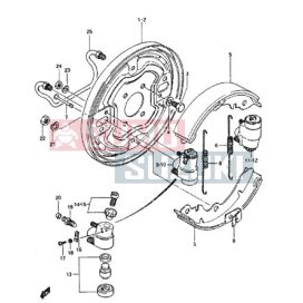   Suzuki Samurai SJ410,SJ413 Front Wheel Brake Cylinder Front LH 52404-79240
