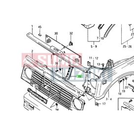 Suzuki Samurai 1,3 zárhíd függőleges tartó  72411-83001