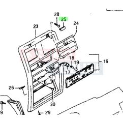   Suzuki Samurai műszerfal konzol csavar burkolat 73843-70A02-5PK