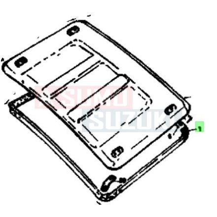 Suzuki Samurai fülke tető tömítés 78339-00000