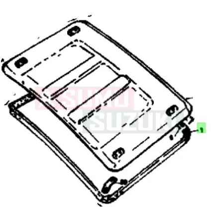 Suzuki Samurai fülke tető tömítés 78339-00002