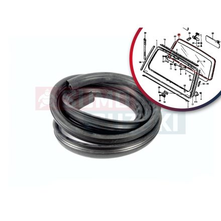 Suzuki LJ80 Front Windshield Weatherstrip 79711-73161