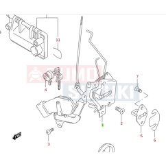   Suzuki Jimny 2008-ig zárszerkezet csomagtérajtó 82530-81A20