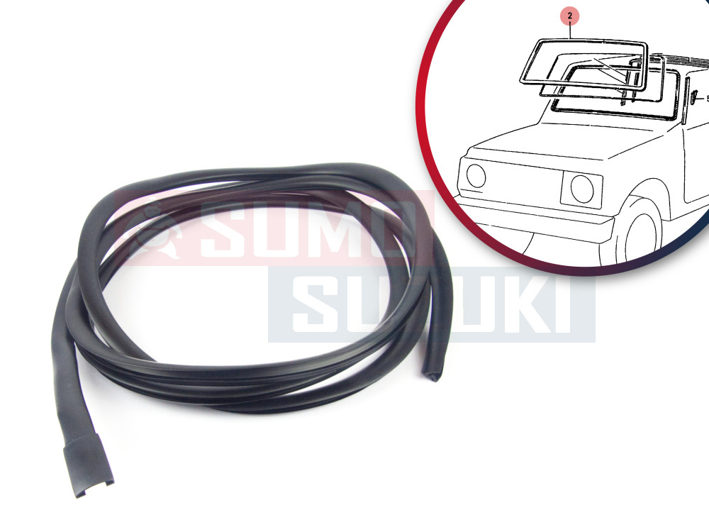 Suzuki Samurai SJ413 SJ419 Front Windshield Moulding (Outsid