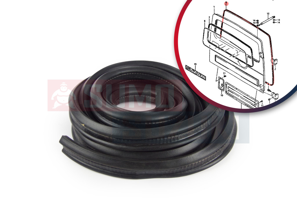 Suzuki Samurai Back Door Opening Weatherstrip Rubber For Clo