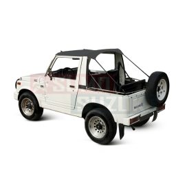   Suzuki Samurai SJ410,SJ413 Soft Top only front Cabin in Black color G-HUTOCSO-SZILT-SS