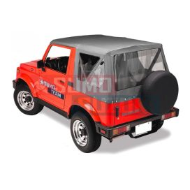   Suzuki Samurai SJ410,SJ413 Soft Top Coal Grey G-PONYVA-SAMURAI-BLK