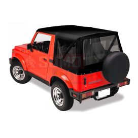   Suzuki Samurai SJ410,SJ413 Soft Top Denim Black with Tinted Rear Windows G-PONYVA-SAMURAI-TIN