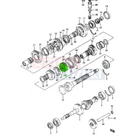 Maruti 800 szinkron agy III-IV. sebesség 24412-78503