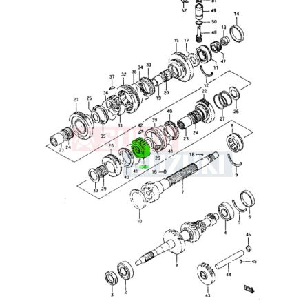 Maruti 800 szinkron agy III-IV. sebesség 24412-78503