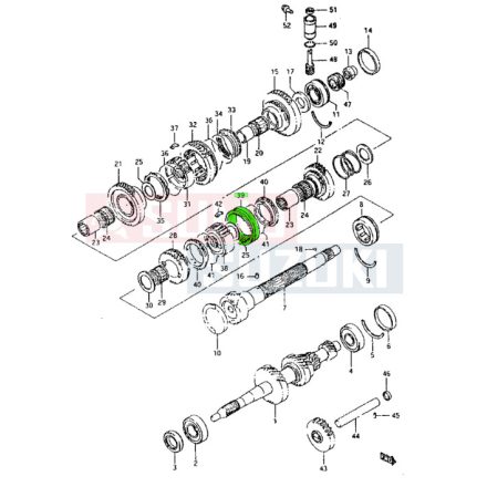 Maruti 800 szinkron agy 24422-84301