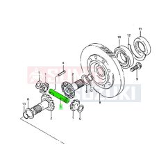 Maruti 800 bolygókerék tengely 27351-72000