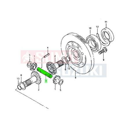Maruti 800 bolygókerék tengely 27351-72000