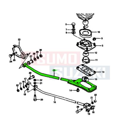 Maruti 800 sebváltó rudazat 28260-84300