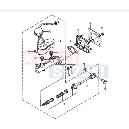 Maruti 800 fékfolyadéktartály szintjelző 51220-81011