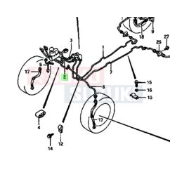   Maruti 800 fém fékcsó fékelosztó és főfékhenger között 51350-84300