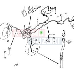 Maruti 800 fékcső 51460-84310