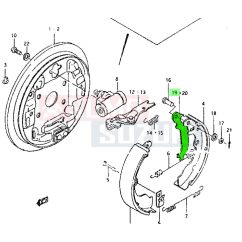 Maruti 800 kézifékkar bal 53721-84010