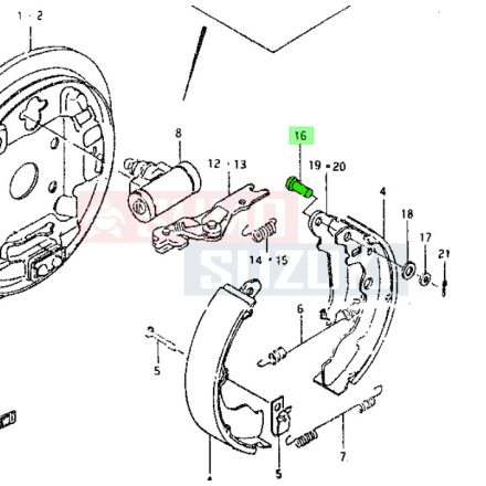 Maruti 800 kézifékkar csapszeg 53731-84020