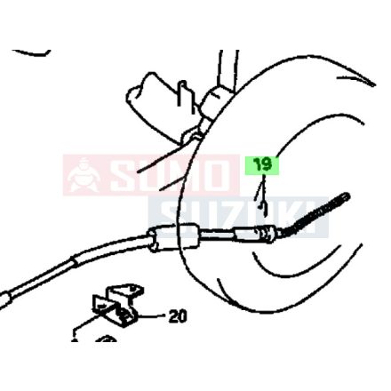 Maruti 800 kézifék rögzítő rugó 53771-82030