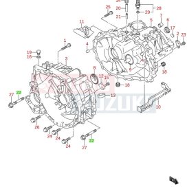 Suzuki SX4 1.5 , 1.6 váltóház tőcsavar 01421-1050A