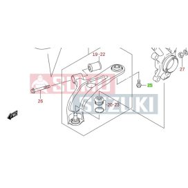   Suzuki Swift 2005-> Front Suspension Arm Rear Bolt (Original Suzuki) 09135-14018
