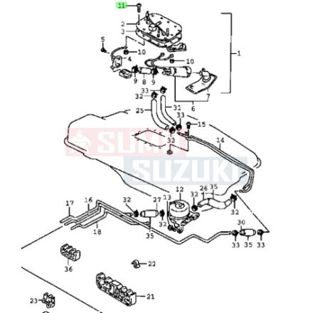 Suzuki Swift csavar gyári 09136-05045