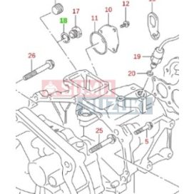 Suzuki Swift sebváltó csavar alátét 09160-18018-E 