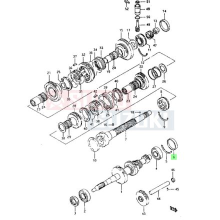 Maruti 800 fagydugó bal csapágynál 09241M47102