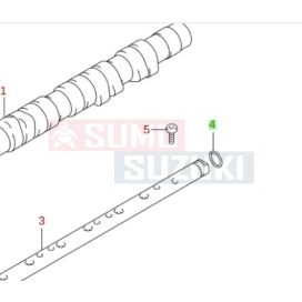   Suzuki Swift,Jimny,Vitara,WR+CamShaft (Rocker Arm Shaft ) "O" Ring (Original Suzuki) 09280-12009