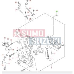 Suzuki O-krúžok v olejovom čerpadle
