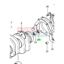   Suzuki Samurai SJJ410,Ignis,LJ80 Oil Seal CrankShaft (Original Suzuki) 09282-10001