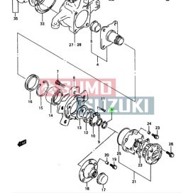   Suzuki Samurai zégergyűrű kerékagy zárnál GYÁRI 09380-26004