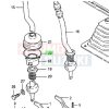 Suzuki Samurai osztómű fokozatváltó gumiharang bilincs 09401-50402