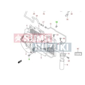   Suzuki Swift 1989->,Alto 2002-2006 Condenser Clamp (Original Suzuki) 09403-08405