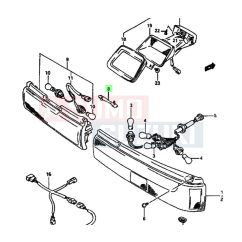   Suzuki Swift 1992-2004 hátsó lámpa összefogó bilincs 09407-05403